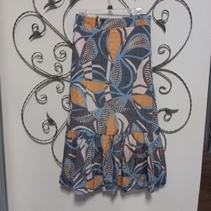 MLLE GABRIELLE boho print maxi skirt, M